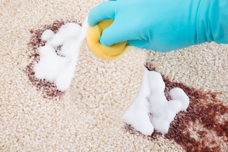 Cleaning a Stained carpet